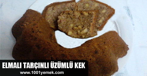 Üzümlü Elmalı Tarçınlı Kek