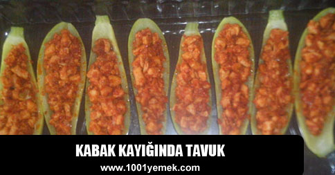 Kabak Kayığında Tavuk