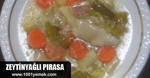 Zeytinyağlı Pırasa 
