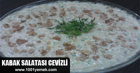 Kabak Salatası Yoğurtlu Cevizli