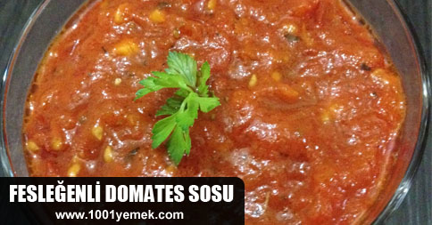 Fesleğenli Domates Sosu